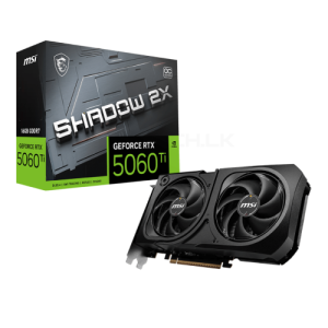 MSI RTX 5060 TI Shadow 2X OC Plus 16GB GDDR7 Graphics Card 